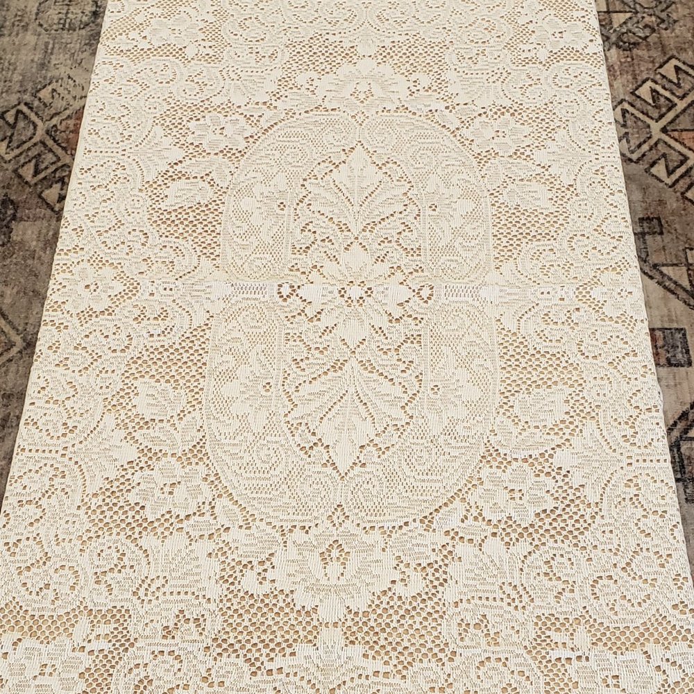 Vintage Lace Tablecloth